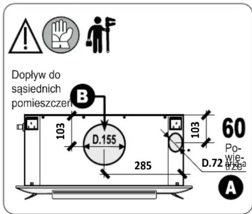 OLIMPIA SPLENDID Bi2 Cassette - Rozprowadzanie powietrza na odległość - 1