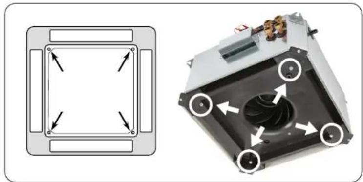 OLIMPIA SPLENDID Bi2 Cassette - Befestigung der Platte: - 1