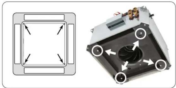OLIMPIA SPLENDID Bi2 Cassette - Bevestiging paneel: - 1