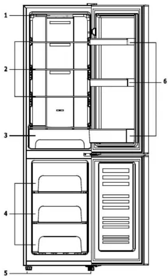 CONTINENTAL EDISON CEFC225NFW - DESCRIPTION OF THE DEVICE - 1
