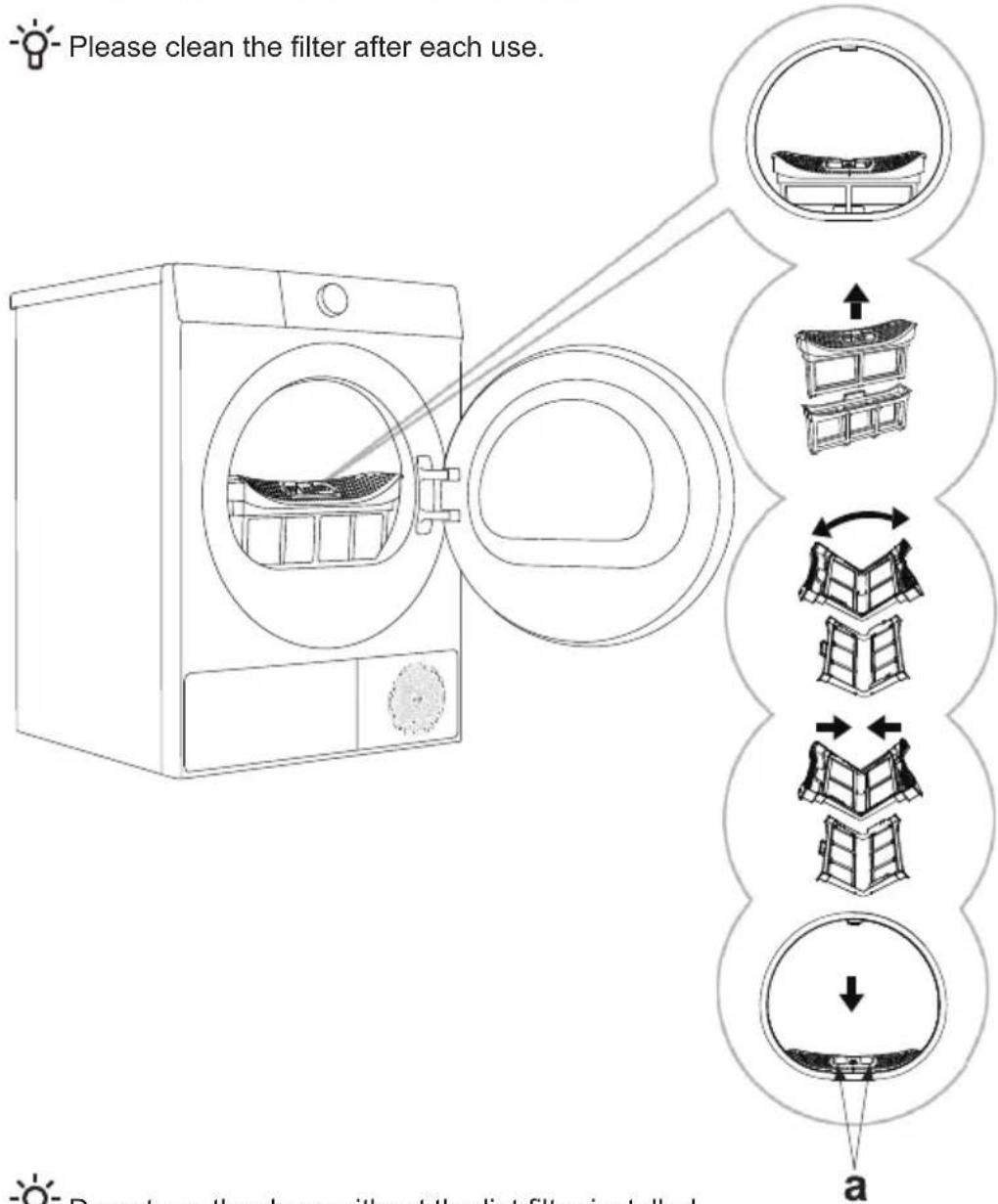 CONTINENTAL EDISON CESL7PCWE - CLEANING THE FILTER - 2