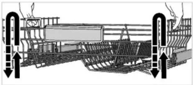 Atag VA2314MPS - Raisingandloweringtheupperbasket - 1