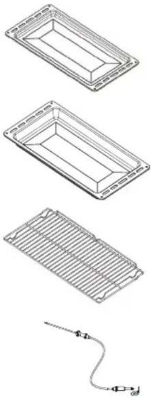 Atag OX9771B - Les accessoires suivants sont fournis avec le four : - 1