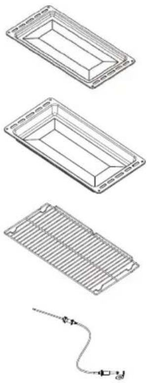 Atag OX9771B - The following accessories are supplied with your oven: - 1