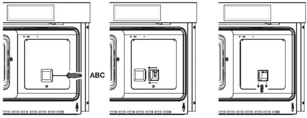 Atag OX9771B - Lampje op de zijwand van de oven - 1