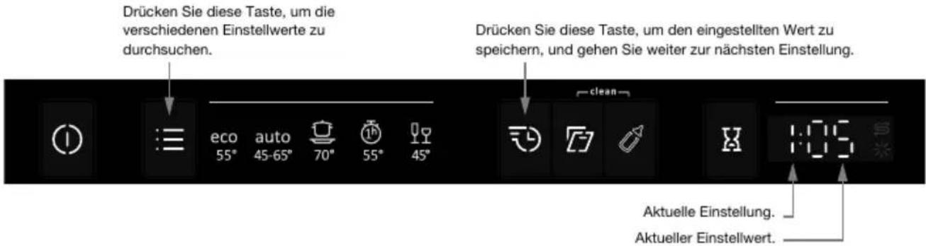 Atag VA2113QT - ÖffnenSiedasEinstellungsmenü: - 3