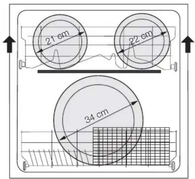 Atag VA6311RT - Adjustment of the height of the upper basket - 2