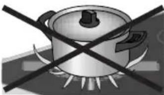 Atag IG9271MBF - Utiliser le foyer wok pour la cuisson en casserole - 1