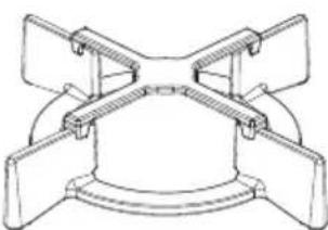 Atag IG9271MBF - Utilisation du réducteur de grille - 1