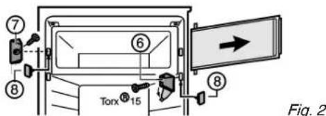 Atag KD8072C - Change freezer compartment door* - 1