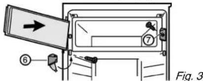 Atag KD8072C - Inversion de la porte du组成部分 de réfrigeration* - 2