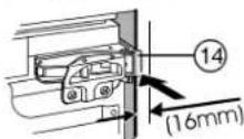 Atag KD8072C - Insérer l'appareil et l'aligner : - 1
