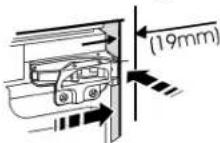 Atag KD8072C - Slide in and align the appliance: - 2