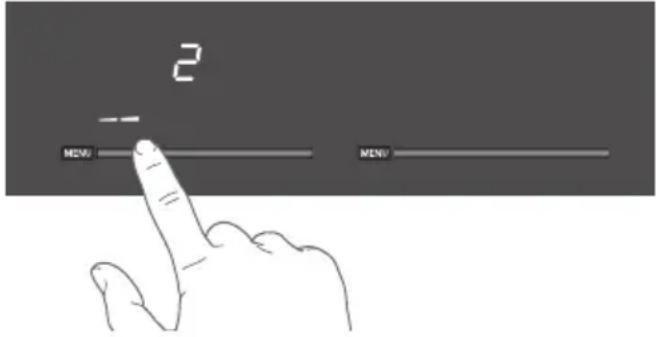 Atag HIDD9472LV - Utilisation des touches tactiles - 1