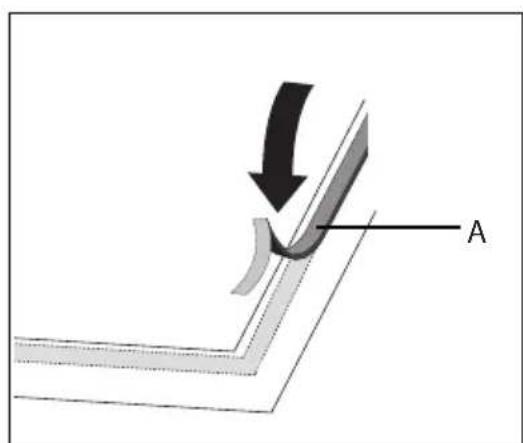 Atag HG7792CB - Afdichtband plaatsen - 1