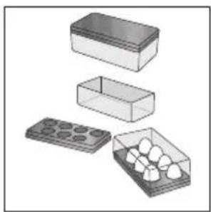 Atag KD84178BFC - Eiswürfelbehälter (IceTray) - 1