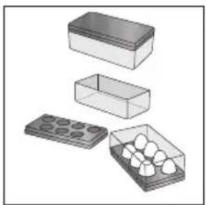 Atag KD84178BFC - IJsblokjeshouder (IceTray) - 1