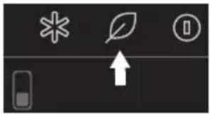 Atag KD84178BFC - Activating/disabling the ECO function - 1