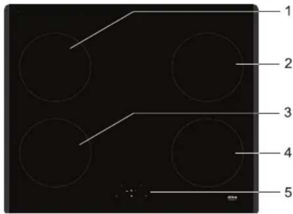 Atag HI6471D1 - Table de cuisson à induction - 1