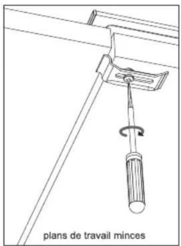 Atag HG1111M - Points de fixation des étriers de montage - 2