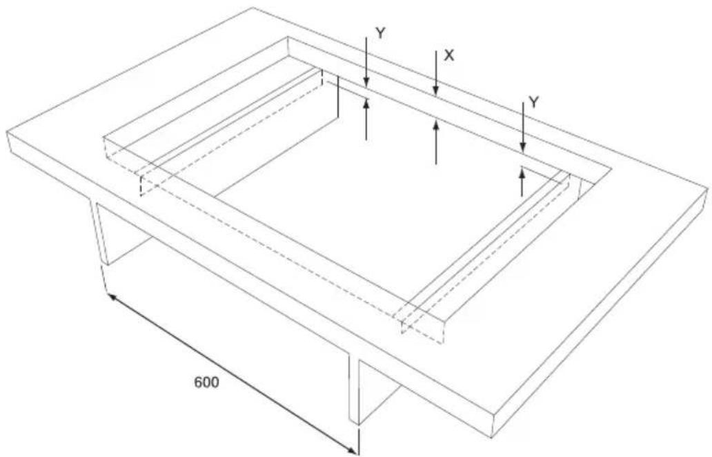 Atag HG1111M - Attachment points for mounting brackets - 5