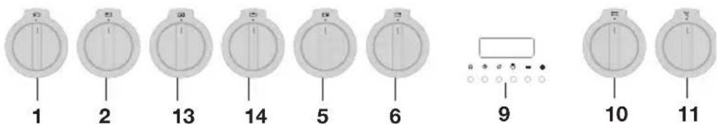 Atag FG1011DB - Panneau de commande - 3