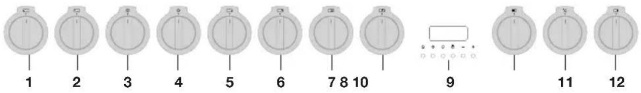 Atag FG1011DB - Bedientafel - 1