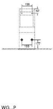 Atag WG411P5U - building-in dimensions - 2