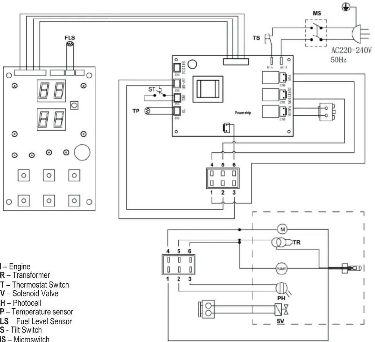 Yato YT-99763 - Electrical components: - 1