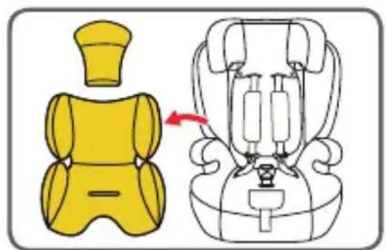 Osann Safety Berlin - Verstauen des 5-Punkt-Gurts für Größenklasse 100–150 cm - 1