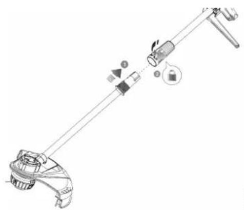 Anova E40RB - Installation of coupling shaft bar - 1