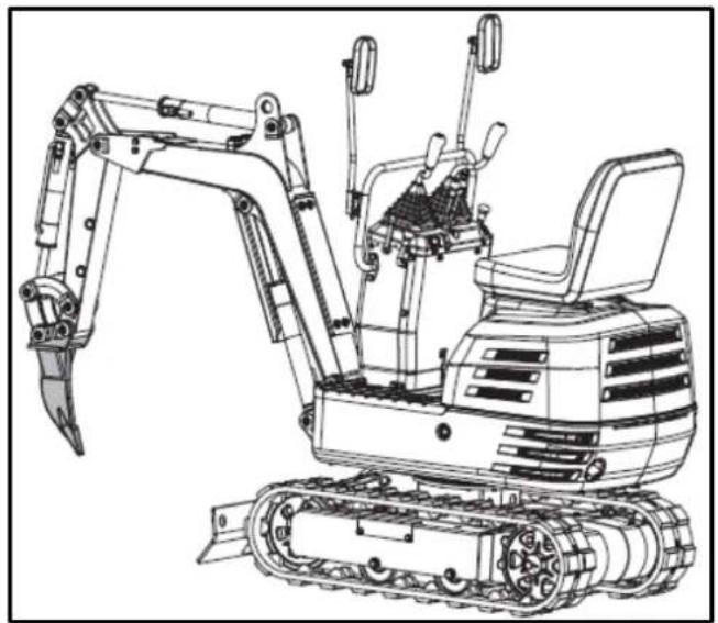 Anova EX650T - Dent de ripper – godet d'excavatrice - 1