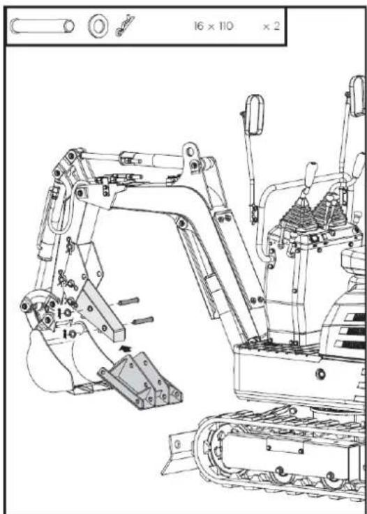 Anova EX650T - Instalación de la garra - 1