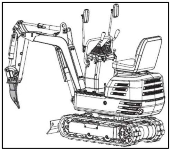 Anova EX650T - Dente de Ripper – Caçamba de Escavadora - 1