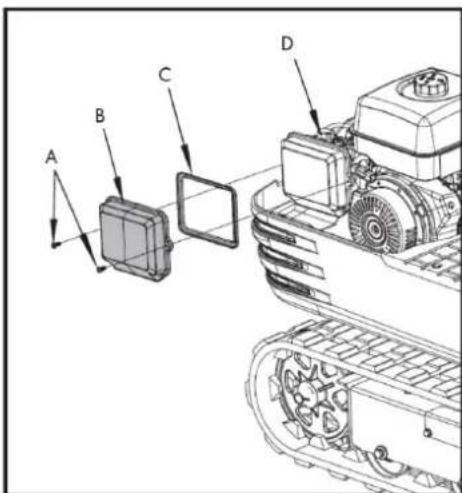 Anova EX650T - Sostituzione dell'elemento del filtro dell'aria - 1