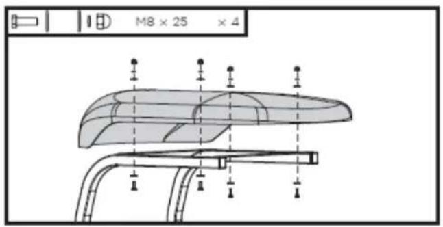 M8 × 25 × 4