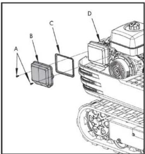 Anova EX650T - Sustitución del elemento del filtro de aire - 1