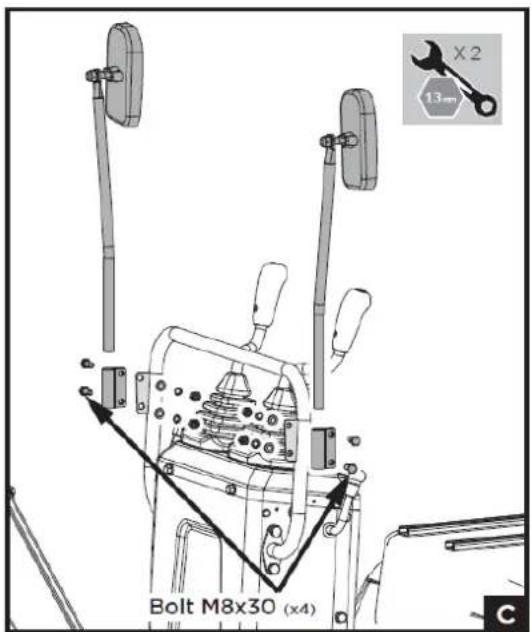 Anova EX650T - Gruppo specchietto retrovisore - 1
