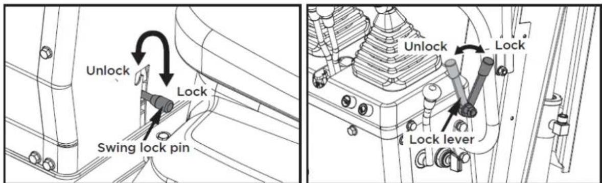 Anova EX650T - Veiligheidsinstructies voor het laden en transporteren van de graafmachine - 1