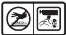 Anova EX650T - Hazard, warning, and precaution labels - 2
