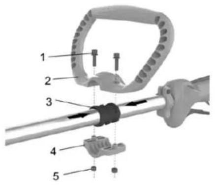 Anova D525C - Assemblage du guidon - 1