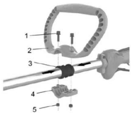 Anova D525C - Handlebar assembly - 1