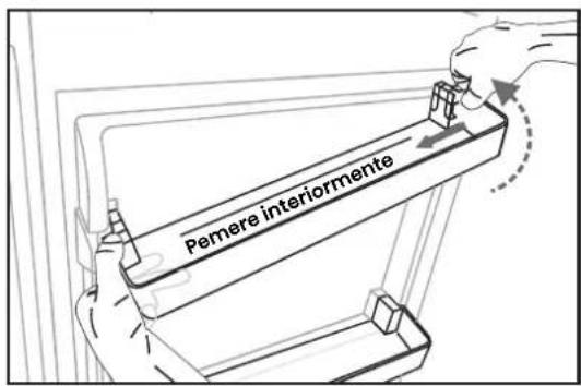 HISENSE RB3B280SAW1 - Posizionamento dei supporti laterali - 1