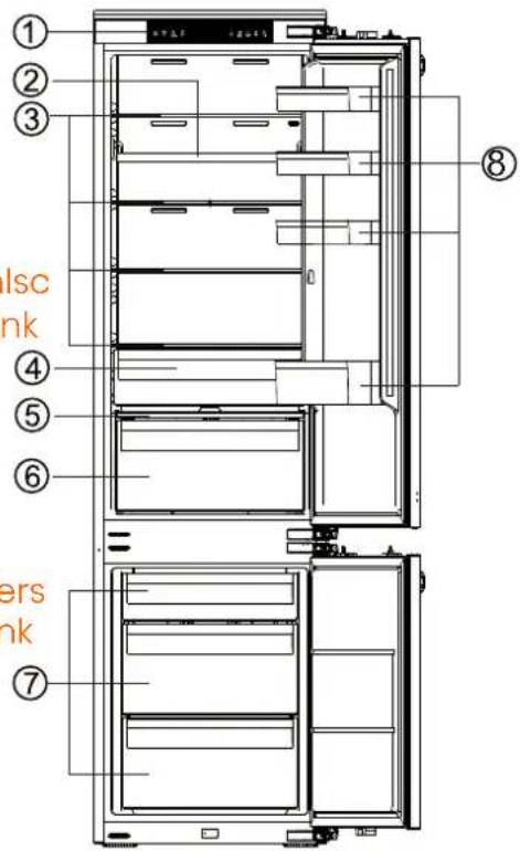 HISENSE RB3B280SAW1 - Beschreibung des Geräts - 2