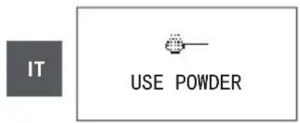 IT USE POWDER