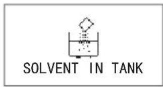 SOLVENT IN TANK