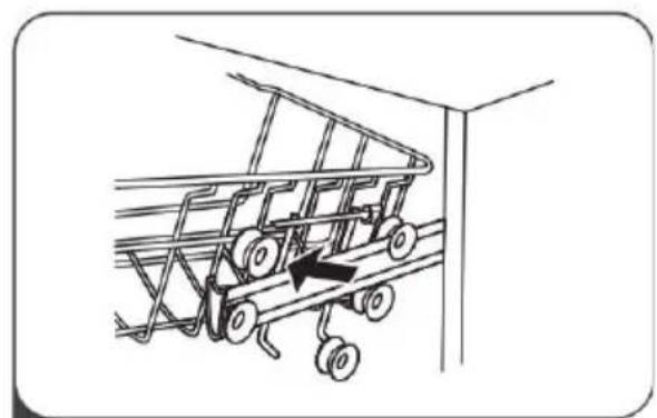 SALORA DWH6025 - De bovenste korf aanpassen - 2