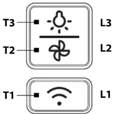 T3 L3 T2 L2 T1 L1
