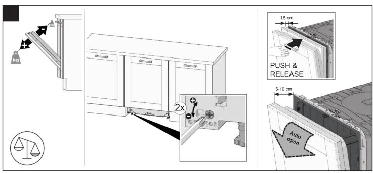 kg 2x 1.5 cm PUSH & RELEASE 5-10 cm Auto open