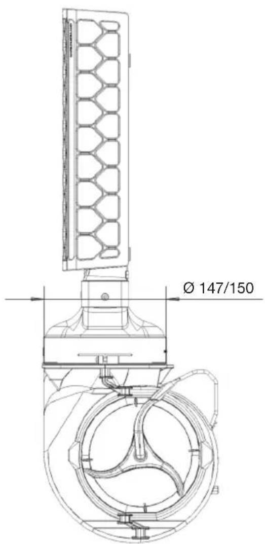 Atag HF4004 - Mounting on the motor housing - 2
